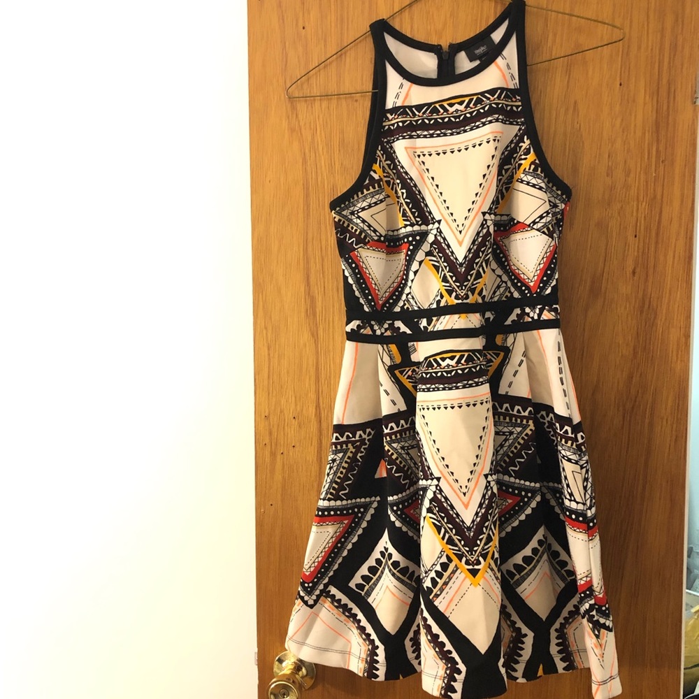 Mossimo Women’s Dress Geometric Pattern Size XS
